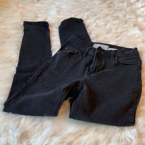 Free People High-Rise Ankle Skinny Jeans Size  24 - Picture 1 of 9